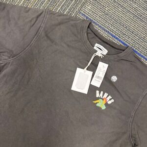 Banks Journal Men's XL Black 100 Organic Cotton Graphic T-Shirt Parrot Hula Girl